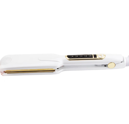 BM137 white professional salon titanium plate constant temperature hair straightener