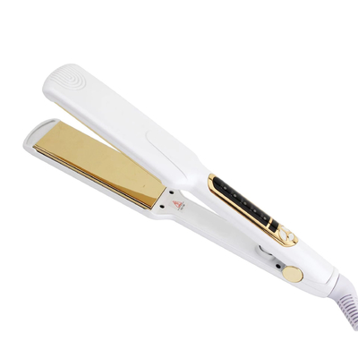 BM137 white professional salon titanium plate constant temperature hair straightener