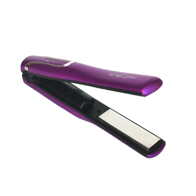 BM139 purple portable constant temperature hair care titanium gold aluminum plate hair straightener