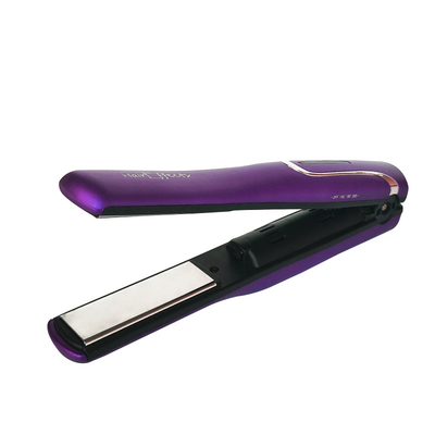 BM139 purple portable constant temperature hair care titanium gold aluminum plate hair straightener