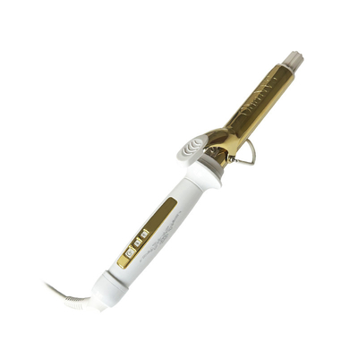 Golden Hair Curling Iron with LCD Intelligent Control Negative Ion for Antiscalding Professional Styling