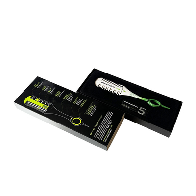 Custom white hairdressers special rotating shaving comb to thin hair and repair bangs