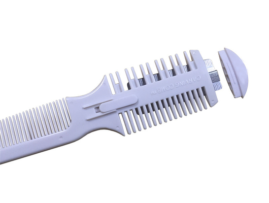 Customized Hair Shaving Blade Stainless Steel Blade Portable Hair Comb For Thin Hair