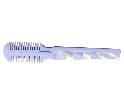 Customized Hair Shaving Blade Stainless Steel Blade Portable Hair Comb For Thin Hair