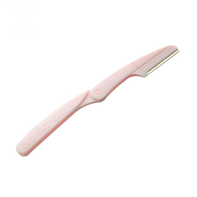 Manual Mini Tinkle Ladies Eyebrow Trimmer Plastics Handle For Eye Beauty